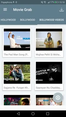 Movie Grab android App screenshot 1