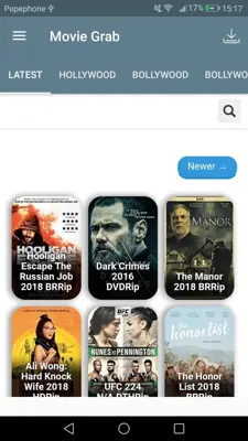 Movie Grab android App screenshot 6